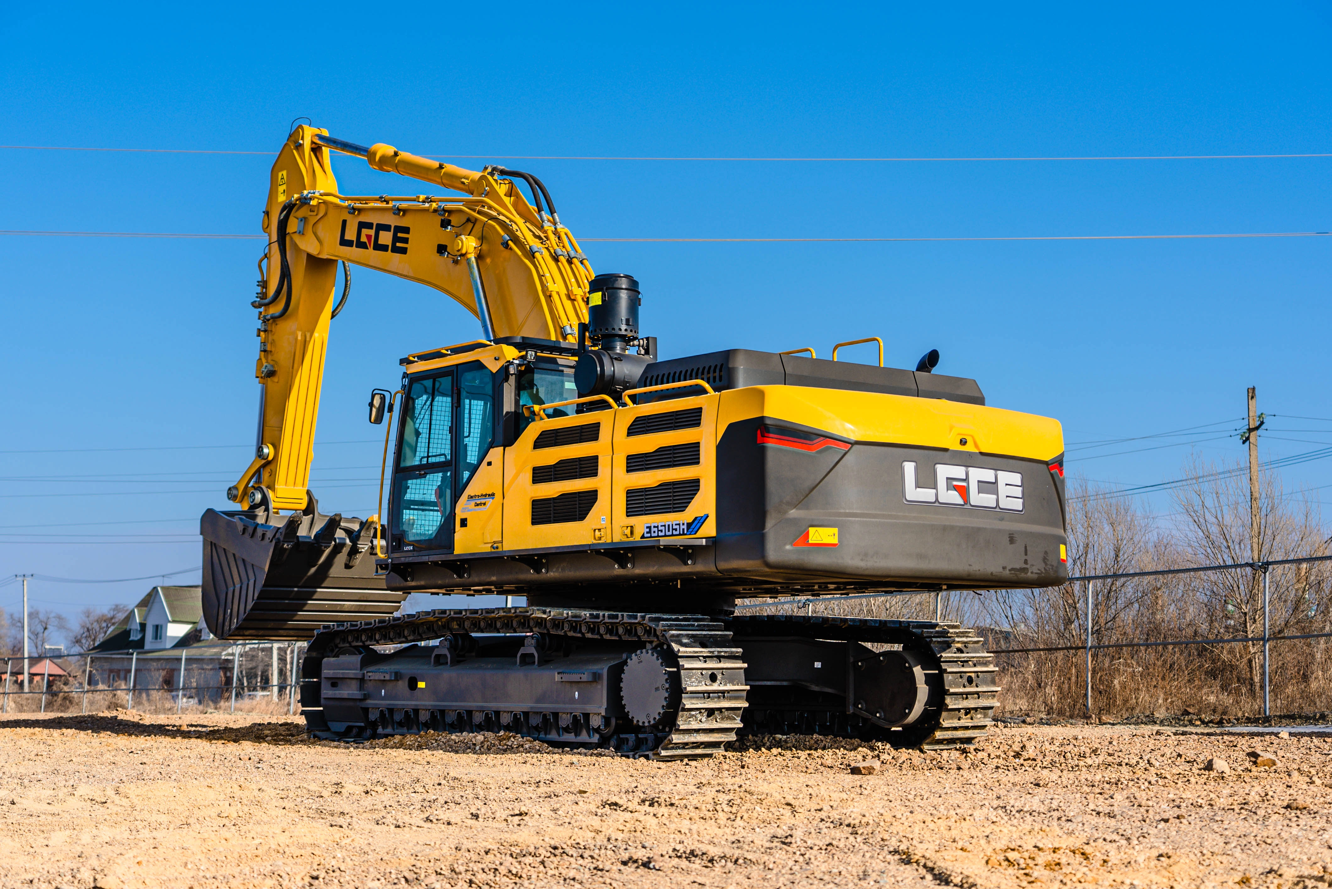 Экскаватор гусеничный LGCE E6505H (Однопоточная гидролиния)